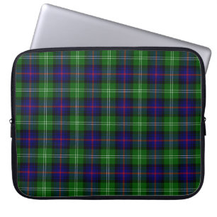 Capa Para Notebook Xadrez azul-tartã-sul