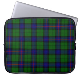 Capa Para Notebook Xadrez azul-tartan-clã-forte