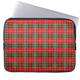 Capa Para Notebook Xadrez de Natal Tradicional