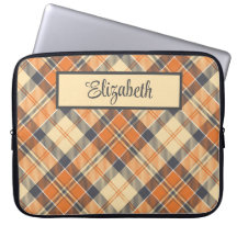 Xadrez Diagonal - Laranja, Pêssego Preto Personali