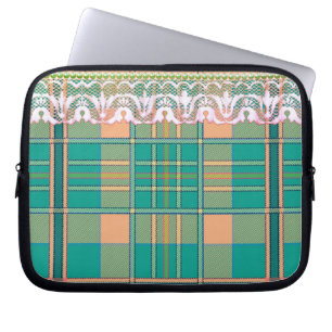 Capa Para Notebook Xadrez e bolsa de laptop de 10"