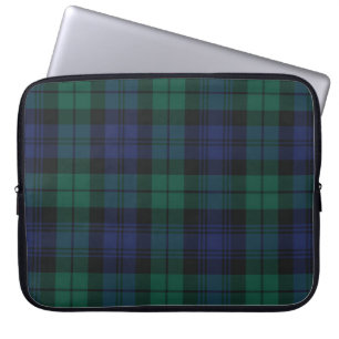 Capa Para Notebook Xadrez Rústico Clássico Elegante Verde Tartan