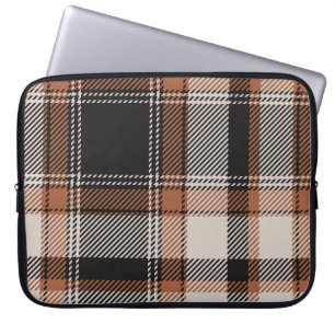 Capa Para Notebook Xadrez Tons de Outono