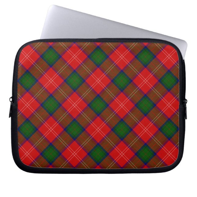 Capa Para Notebook Xadrez verde-tartan-tartan (Frente)