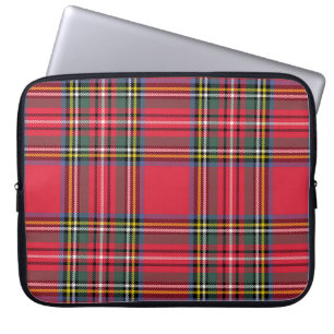 Capa Para Notebook Xadrez vermelha