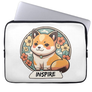 Capa Para Notebook Xiba Inu Cute
