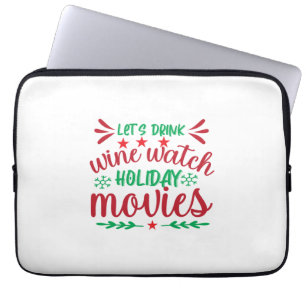 Capa Para Notebook Xmas Gift Deixa Beber Vinho