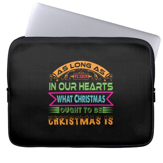 Capa Para Notebook Xmas Presente Enquanto Sabemos (Frente)