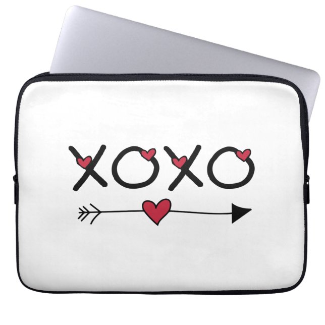 Capa Para Notebook XOXO Dia dos Namorados (Frente)