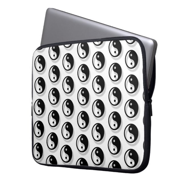 Capa Para Notebook Yin E Yang Pattern (Frente Esquerda)