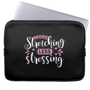 Capa Para Notebook Yoga Lover   Mais Estresse Menos Estresse