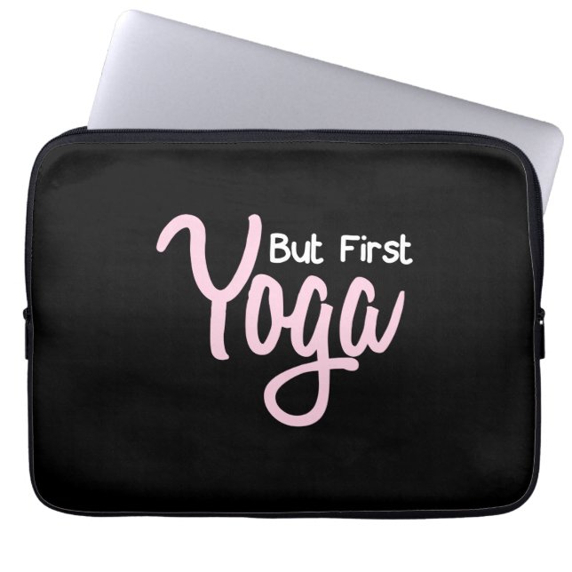 Capa Para Notebook Yoga Lover | Mas Primeira Ioga (Frente)