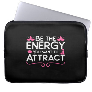 Capa Para Notebook Yoga Lover   Seja A Energia Que Você Quer Atrair