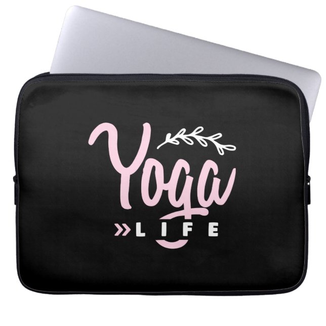 Capa Para Notebook Yoga Lover | Vida Yoga (Frente)