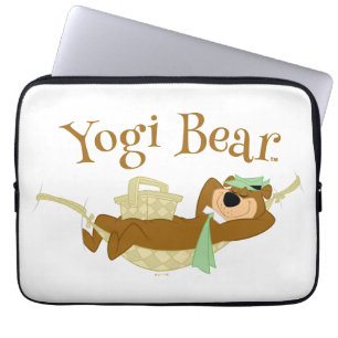 Capa Para Notebook Yogi Bear Picnic Hammock Nap Time