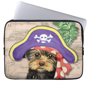 Capa Para Notebook Yorkie Pirate