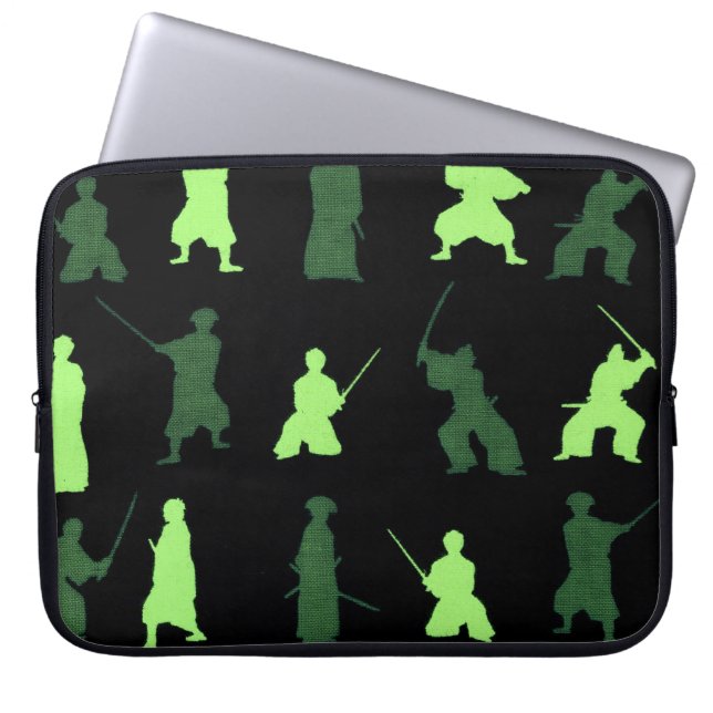 Capa Para Notebook Yuji Samurai Pattern (Frente)