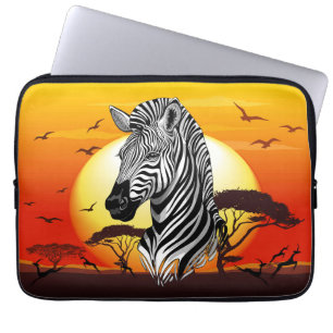 Capa Para Notebook Zebra African Savanna Wild Animal