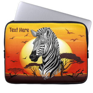 Capa Para Notebook Zebra African Savanna Wild Animal