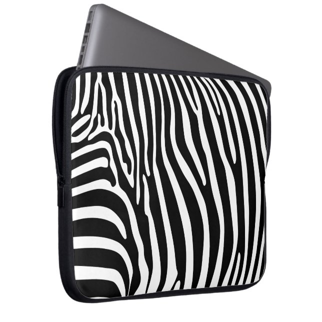 Capa Para Notebook Zebra Animalprint (Frente Esquerda)
