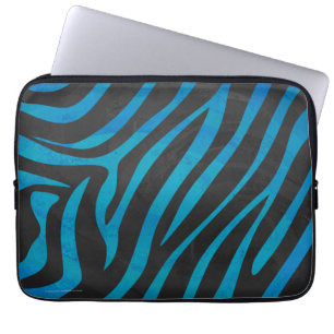 Capa Para Notebook Zebra Black e Blue Impressão