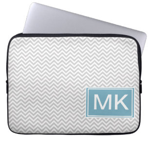 Capa Para Notebook ZigZag de Cinzas simples