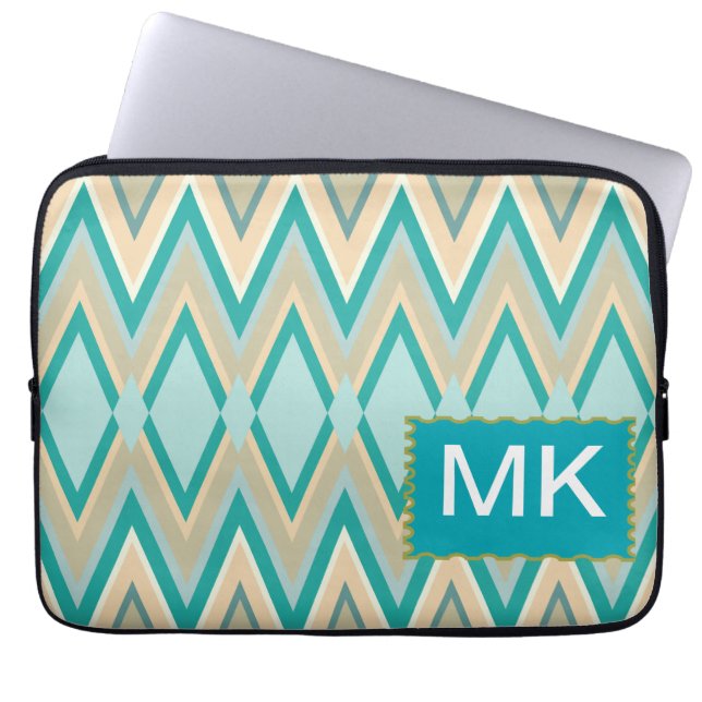 Capa Para Notebook zigzag-phones diagonais (Frente)