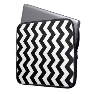Capa Para Notebook Zigzag preto e branco