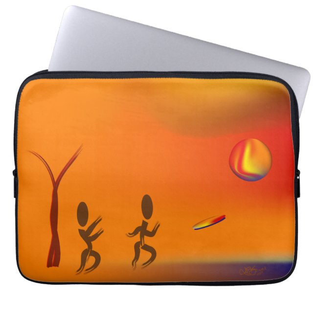 Capa Para Notebook Zinglees ~ Chase de Disco (Frente)