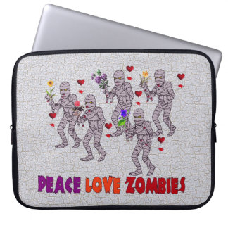 Capa Para Notebook Zombis do amor da paz