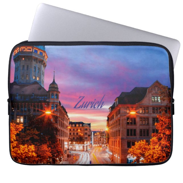 Capa Para Notebook Zurique Suiça Sunset (Frente)