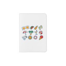 Cobrir de passaporte bonito - Feriado de praia