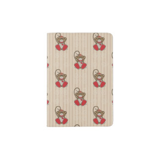 Capa Para Passaporte Cutelyn Sock Monkey