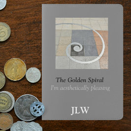 Capa Para Passaporte Espiral de Ouro agradável esteticamente com Inicia