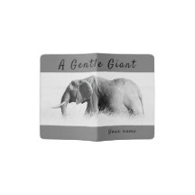 Foto de alta chave Gentle Giant Elephant com texto