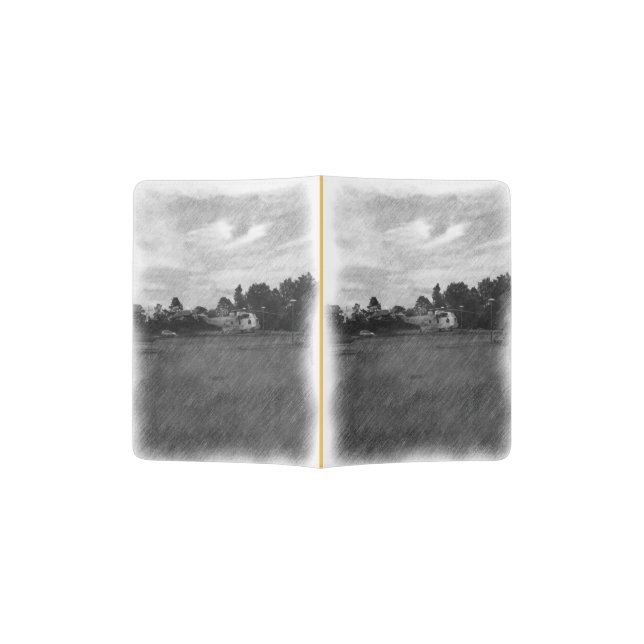 Capa Para Passaporte Helicóptero (Aberto)