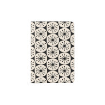 Mid Century Modern Atomic Dots Retro Black Cream