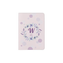 Na moda Purple e Pink Watercolor, Wreath Floral