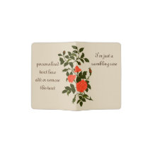 Orange Rambling Rosa Vintage Art