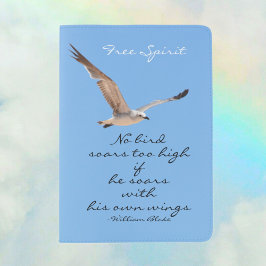 Capa Para Passaporte Sem Soares De Pássaros Muito Altos Gaivotas Person