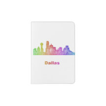 Skyline de Dallas do arco-íris