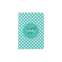 Tema de Pontos Turquesa Branco Elegante