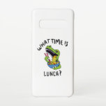 Capa Para Samsung Galaxy A que horas é o almoço<br><div class="desc">A que horas é o almoço? Um tiranossauro muito engraçado a almoçar. Uma combinação perfeita para crianças e adultos.</div>