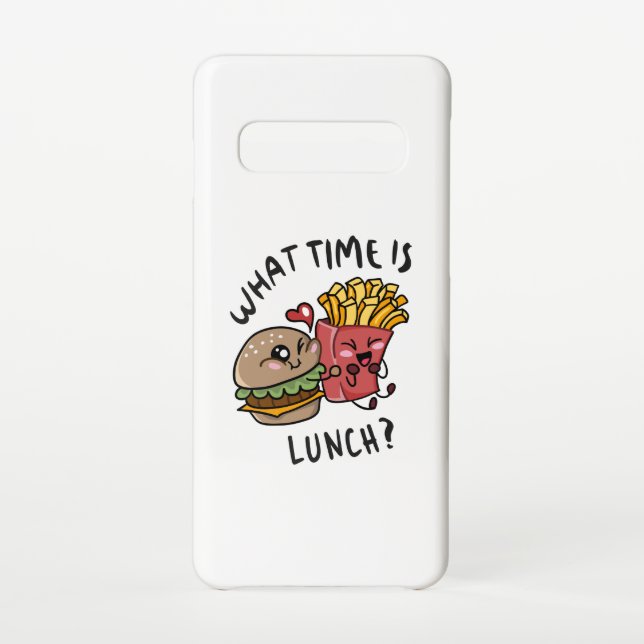 Capa Para Samsung Galaxy A que horas é o almoço (Verso)