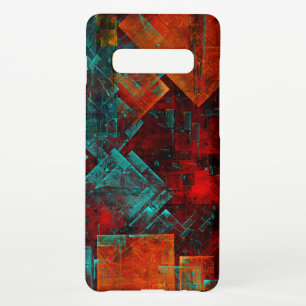 Capa Para Samsung Galaxy Abstrato Moderno Padrão Artístico Legal Colorido