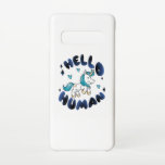 Capa Para Samsung Galaxy Alô humano Adorável Unicorn<br><div class="desc">Um unicórnio-design bonito com um adorável unicórnio bebê com a citação "Olá humano". Uma combinação perfeita para cada amante unicórnio e dono de animais de estimação. Ideia de presente de excelente para adultos e crianças.</div>