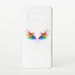 Capa Para Samsung Galaxy Asas Fluffy Rainbow<br><div class="desc">Asas arco-íris fofas em um fundo branco.</div>