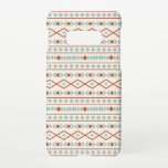 Capa Para Samsung Galaxy Aztec Formas Padrão Rust Teal Cream<br><div class="desc">O asttec influenciou formas e padrão de linha em detalhes de cor de ferrugem/terracota em um fundo de cor creme.</div>