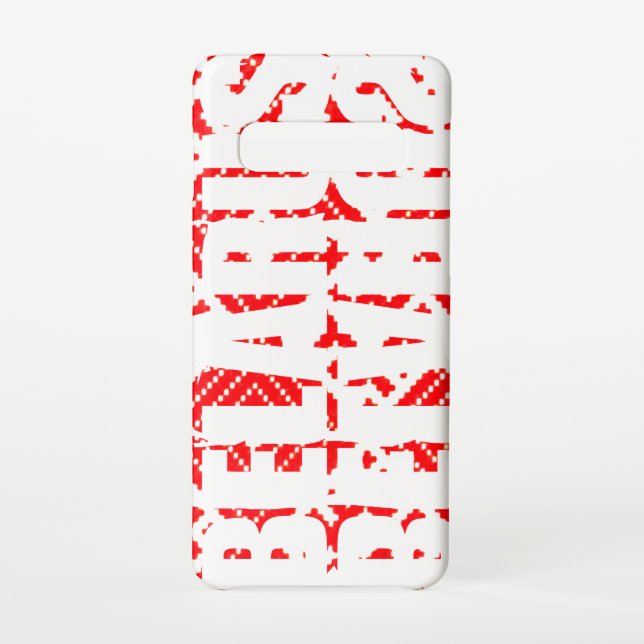 Capa Para Samsung Galaxy Belarus Folk Pattern Funky (Verso)