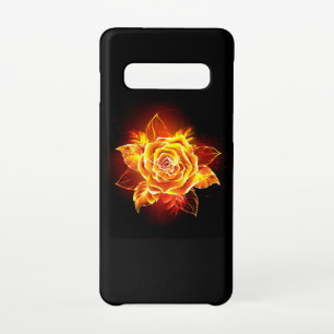 Capa Para Samsung Galaxy Blooming Fire Rosa